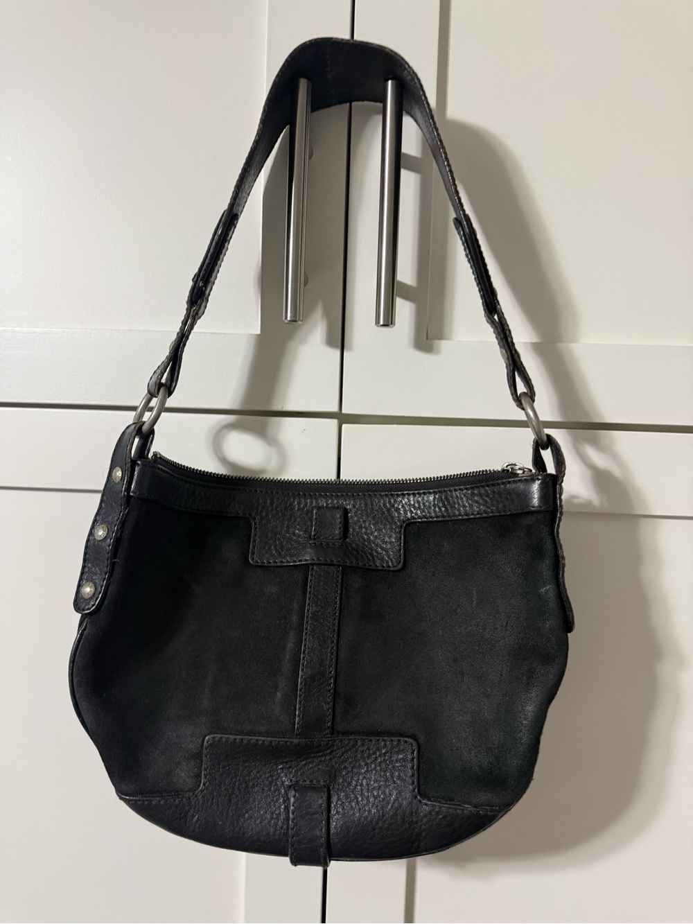 Burberry Black Leather Shoulder Bag